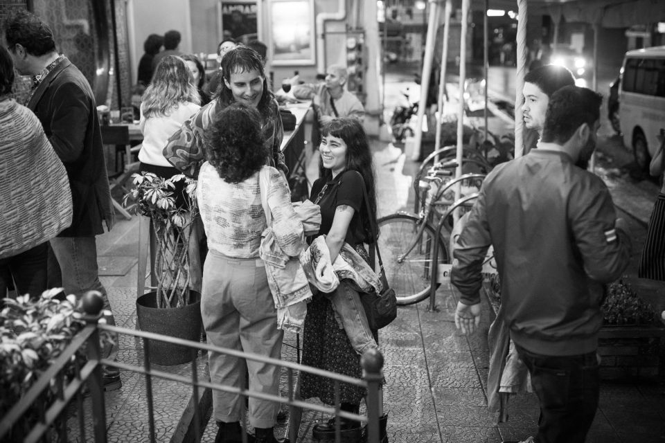 Las sonrisas también nos acompañaron en el inicio del festival.