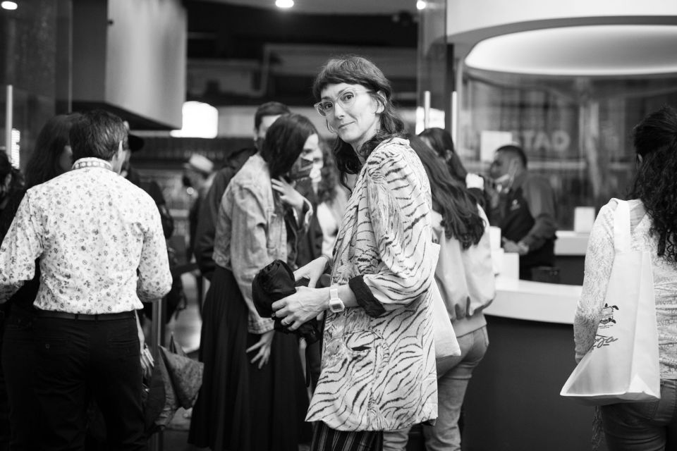 La directora, Clea Epellin, en la inauguración del Festival.