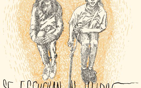 Afiche película Se escuchan aullidos